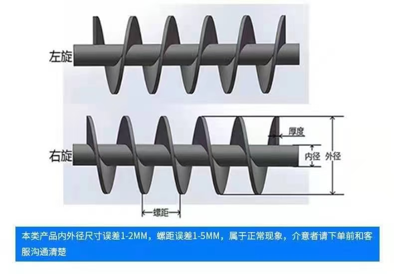 辽源市不锈钢螺旋叶片无轴螺旋输送机 - 价格